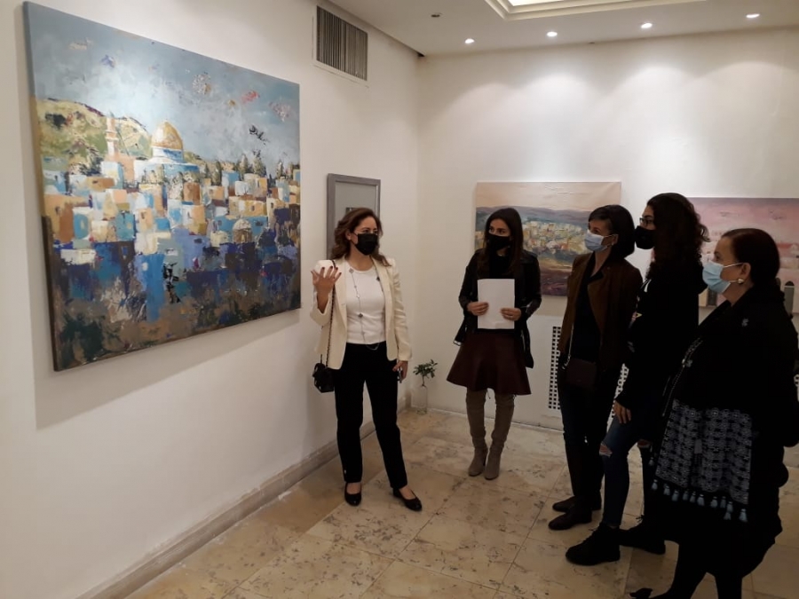 افتتاح معرض للفنانة داليا علي في جاليري رؤى للفنون
