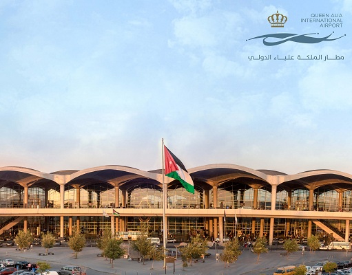 نمو حركة السفر عبر مطار الملكة علياء 120 العام الماضي
