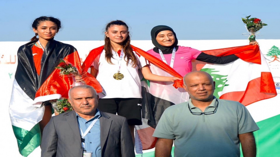 اللاعبة هبة عمر تحصد الميدالية الفضية ببطولة غرب آسيا لألعاب القوى