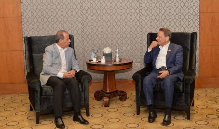 وزير الدولة لشؤون الإعلام يلتقي رئيس المجلس الاعلى لتنظيم الإعلام في مصر