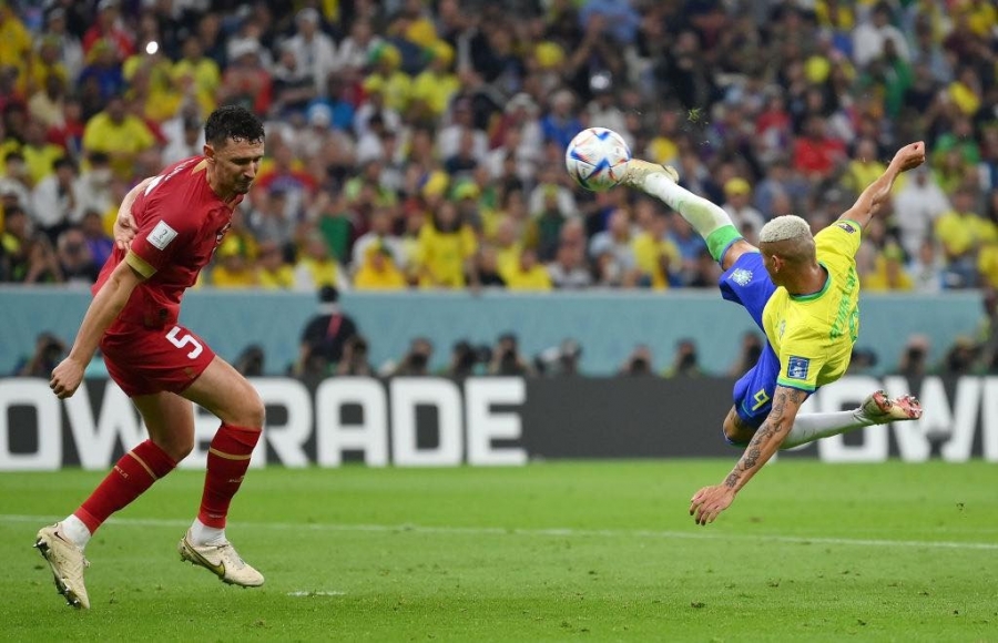 كأس العالم  البرازيل تتجاوز صربيا بهدفي ريتشاليسون