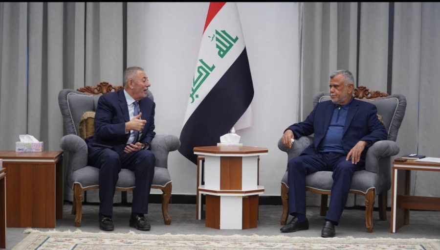 الوفد الاعلامي الاردني يلتقي رئيس تحالف الفتح في البرلمان العراقي هادي العامري