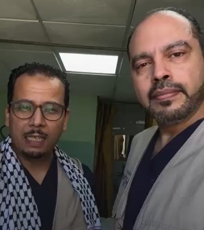 طبيبان اردنيان يودعان غزة: سنرجع قريبا . فيديو
