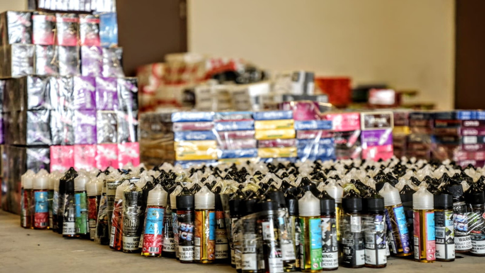 الجمارك الاردنية تضبط كميات كبيرة من الجوس والمعسل والدخان المقلد