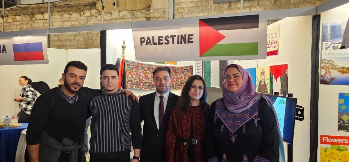 سفارة فلسطين بالقاهرة تشارك في مهرجان الساقية الدولي الثالث والعشرين للخدمات الثقافية