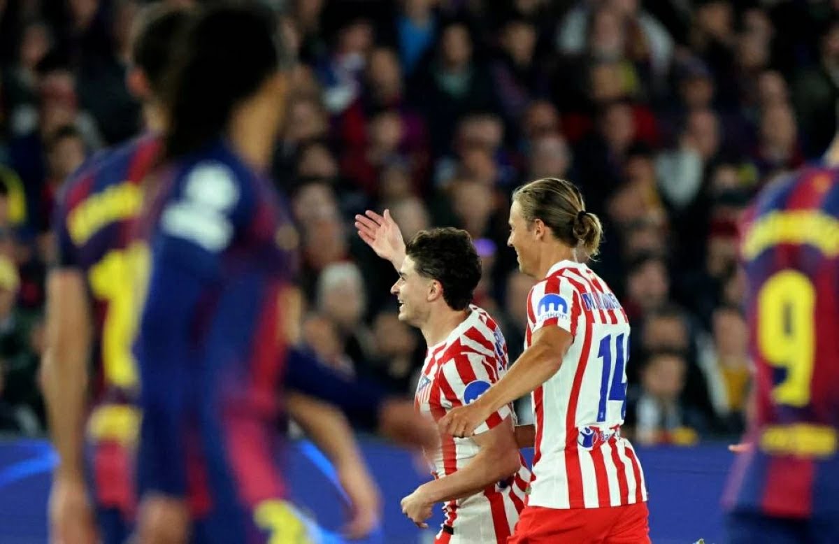 أتلتيكو مدريد يصعق برشلونة في ذهاب ربع نهائي دوري أبطال أوروبا